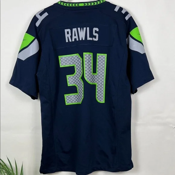 NFL Seahawks Kid’s Jersey XL Rawls Unisex Football - Picture 5 of 7